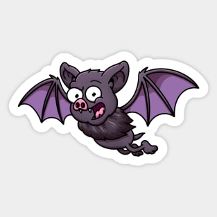 Flying Bat Sticker